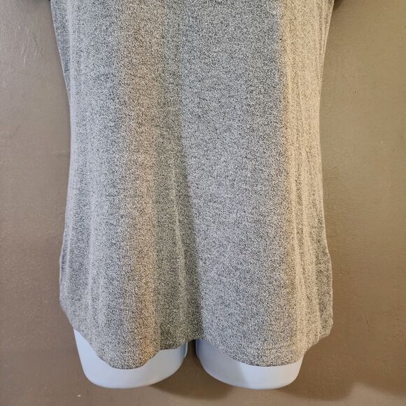Apt 9 Womens Knit Tee Size S Gray Short Sleeve V-Neck Top - Picture 4 of 9